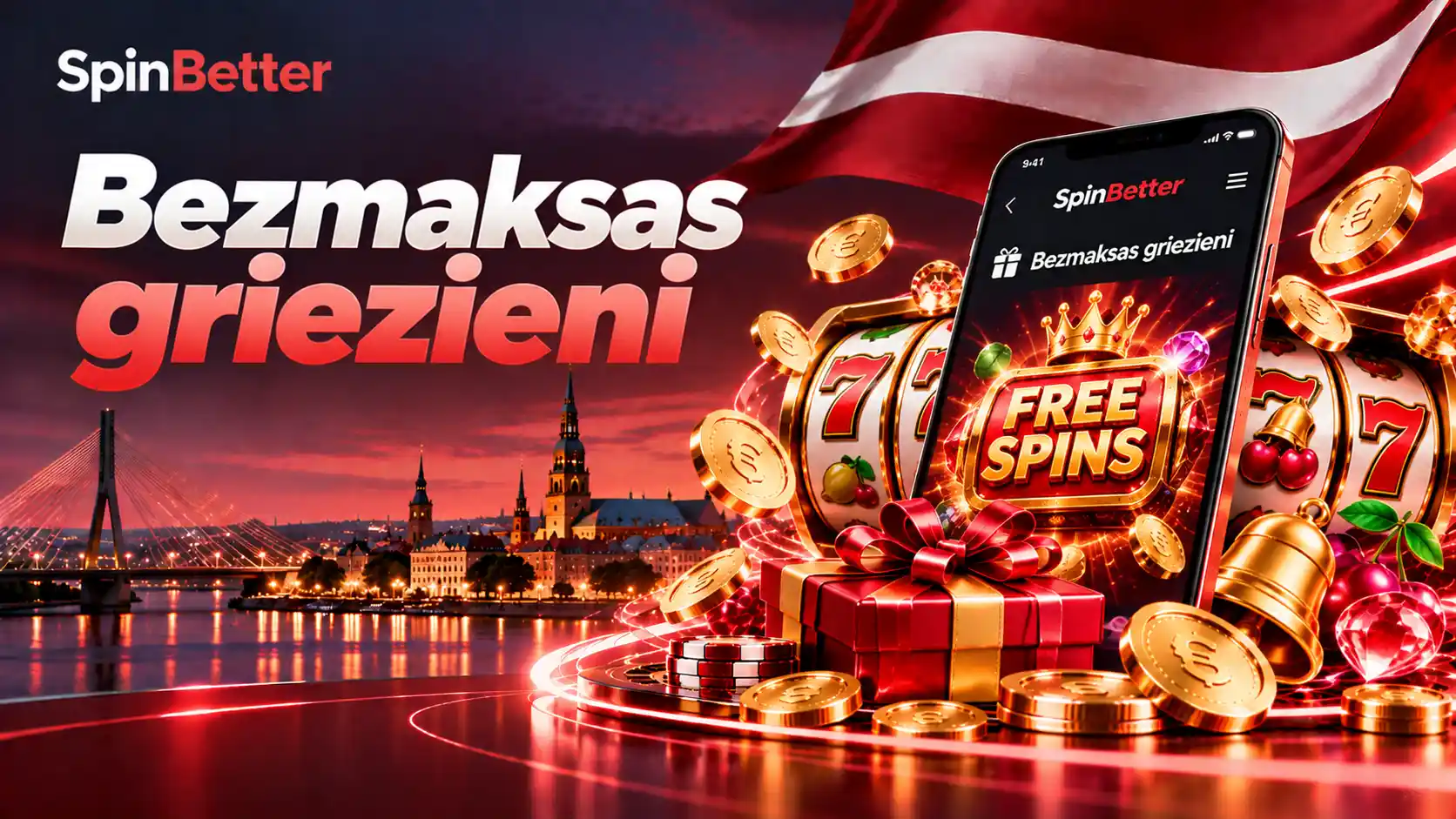 SpinBetter casino no deposit bonus: bezmaksas griezieni
